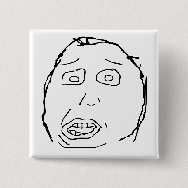 Herp Derp 15 Cm Square Badge (Front)