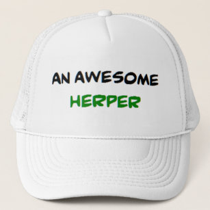 herper, awesome trucker hat