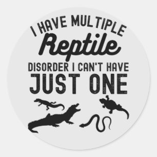 Herpetologist, Herpetology Animals Classic Round Sticker