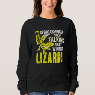 Herpetologist Lizard Reptile Leopard Gecko Sweatshirt