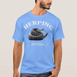 Herping Arizona with a rattlesnake  T-Shirt