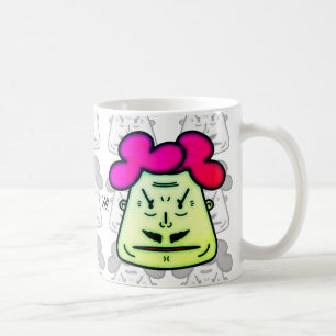Herr Moustache cartoon face v1-1 Coffee Mug
