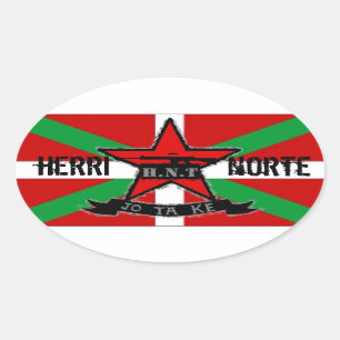HERRI NORTE TALDEA OVAL STICKER