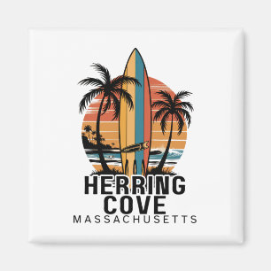 Herring Cove Beach Machusetts Surfing Surfer _1 Magnet