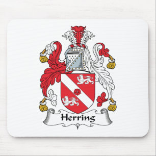 Herring Family Crest Mouse Pad