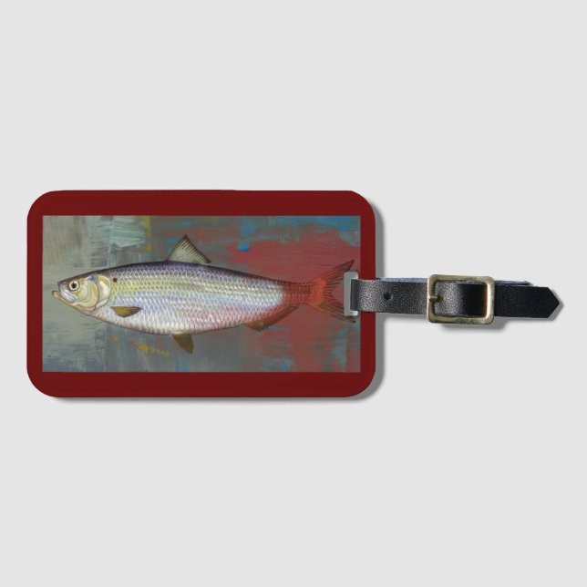 Herring Fish Luggage Tag (Front Horizontal)