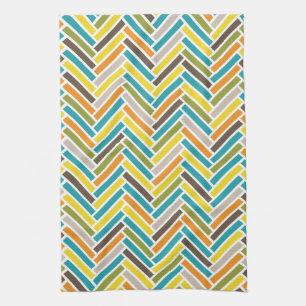 Herringbone Kitchen Towel {Multi}