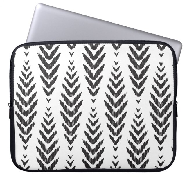 Herringbone pattern for home decor. laptop sleeve (Front)