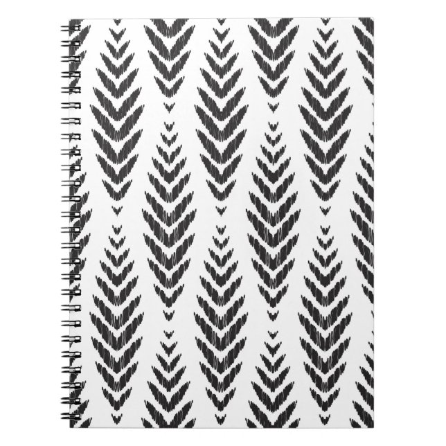 Herringbone pattern for home decor. notebook (Front)
