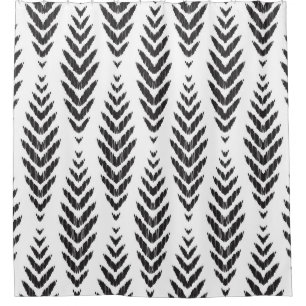 Herringbone pattern for home decor. shower curtain