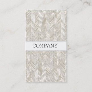 Herringbone stripe business card