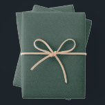 Herringbone tweed effect classic green Christmas Wrapping Paper Sheet<br><div class="desc">This trio of simple tweed-effect green Christmas wrapping paper sheets is perfect for all of your holiday gifts. This classic pattern - a herringbone fabric effect - is chic and subtle and can work with a variety of holiday design themes. The rich green is festive and the pattern gives off...</div>