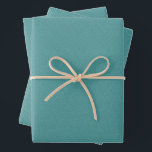 Herringbone tweed effect simple fun teal wrapping paper sheet<br><div class="desc">This trio of simple tweed-effect teal Christmas wrapping paper sheets is perfect for all of your holiday or birthdays gifts. This classic pattern - a herringbone fabric effect - is cute and subtle and can work with a variety of design themes. The pattern gives off a warm and fuzzy vibe...</div>