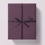 Herringbone tweed plum purple Christmas holiday Wrapping Paper<br><div class="desc">This simple tweed-effect plum Christmas wrapping paper is perfect for all of your holiday gifts. This classic pattern - a herringbone fabric effect - is chic and subtle and can work with a variety of holiday design themes. The rich stylish shade of purple colour is a classic, and the pattern...</div>