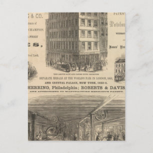 Herring's Patent Champion Safes Postcard