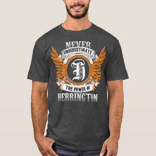Herrington Name Shirt Never Underestimate The Powe