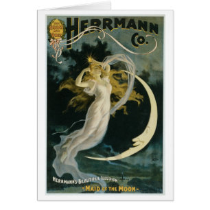 Herrmann ~ Maid of the Moon Vintage Magician Act
