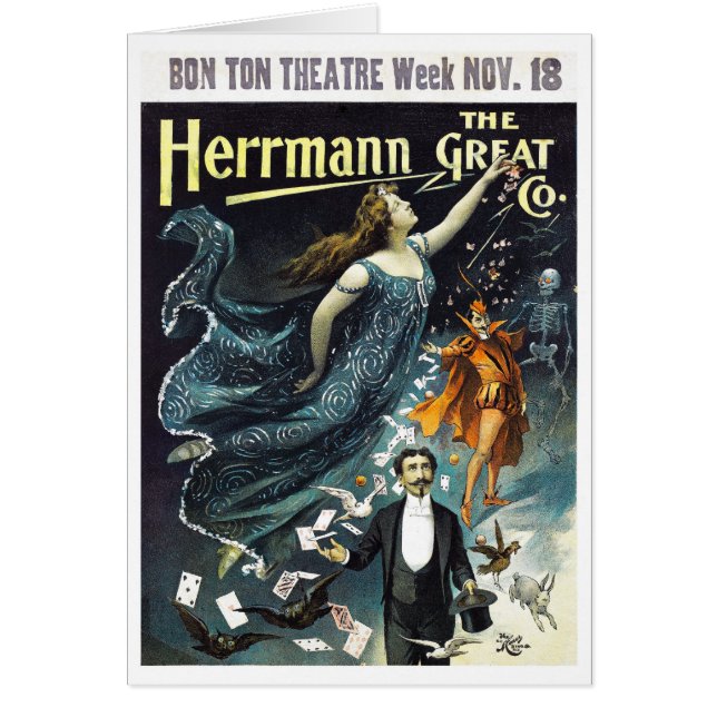 Herrmann The Great Restored Vintage Travel Poster (Front)