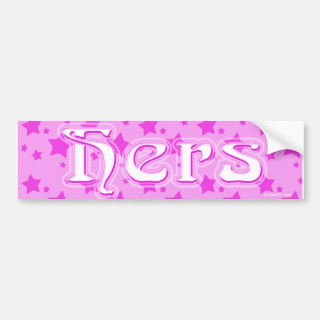 Hers Bumper Sticker (Front)