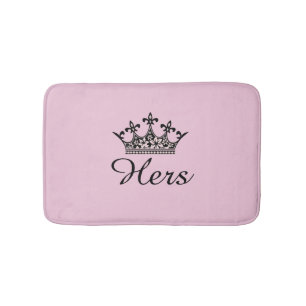 Hers Crown Bath Mat
