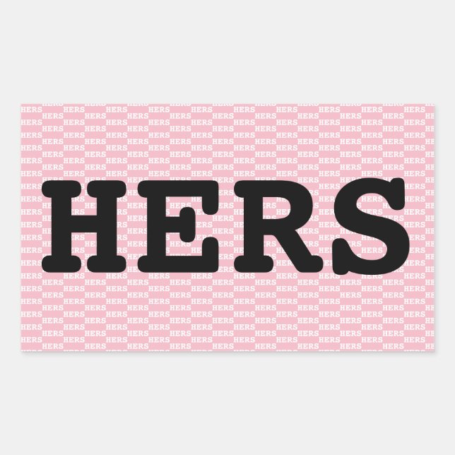 HERS RECTANGULAR STICKER (Front)