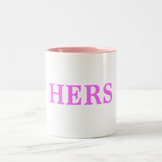HERS Two-Tone COFFEE MUG