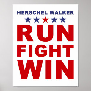 Herschel Walker: Georgia Senate USA Poster