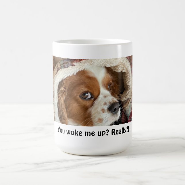 Hershey Pup Cute Dog Coffee Mug (Center)