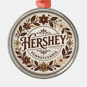 Hershey USA Metal Ornament