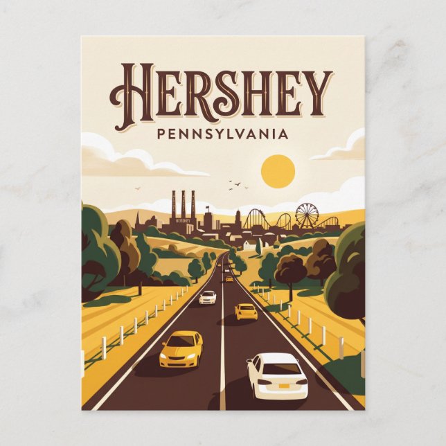 Hershey USA Postcard (Front)