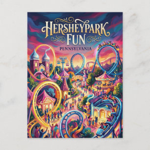 Hersheypark Pennsylvania Postcard