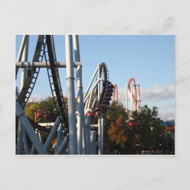 Hersheypark Roller Coasters Postcard (Front)