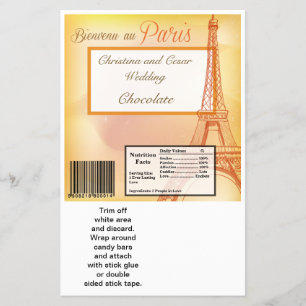 Hershey's Large Bar Wrapper Paris Peach