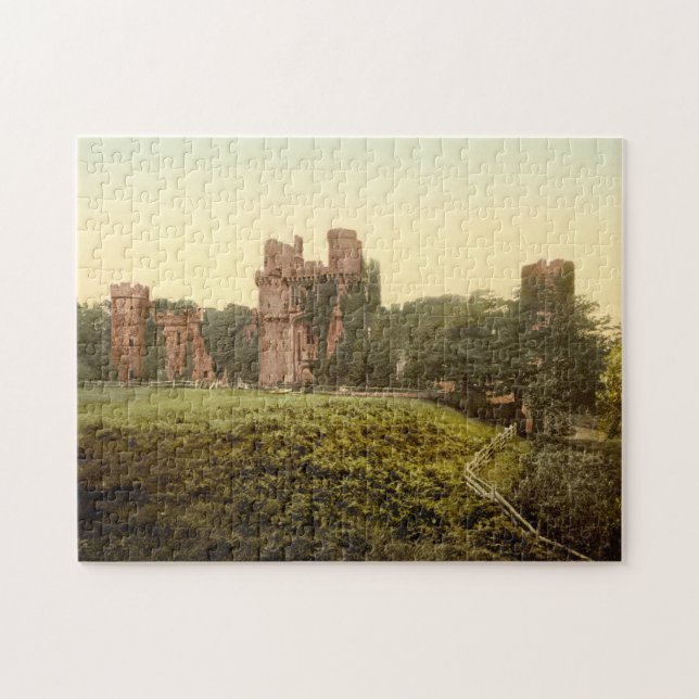 Herstmonceux Castle, Sussex, England Jigsaw Puzzle (Horizontal)