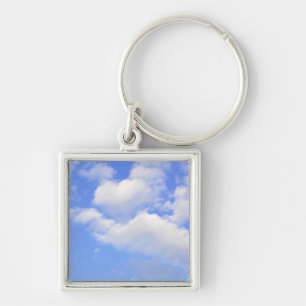 Herz aus Wolken Key Ring