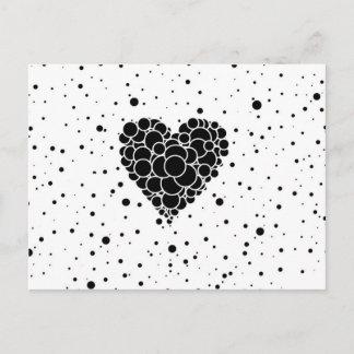 Herz Blasen Postcard