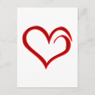 Herz heart postcard