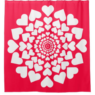 Herz ♥ Heart Sun Shower Curtain
