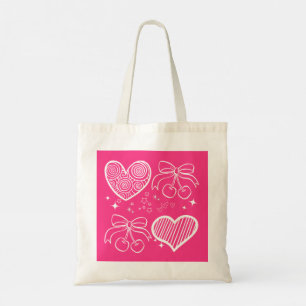 Herzen & Sterne Tote Bag