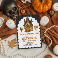He's A Spooky One Haunted House 1st Birthday