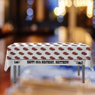 He's Classic 1939 Red Coupe Tablecloth