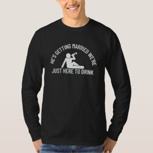 He's Getting Married Wedding Party Bachelor Party T-Shirt