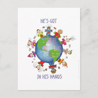 He's Got the Whole World in His Hands Postcard