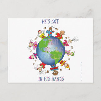 He's Got the Whole World in His Hands Postcard