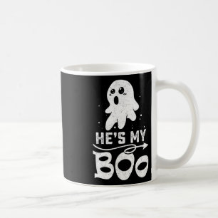 Hes My Boo Cute Matching Couple Halloween Costume  Coffee Mug