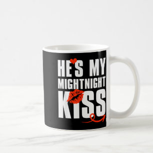 He's My Midnight Kiss Happy New Year Matching Funn Coffee Mug