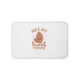 He's My Sweet Potato I Yam Thanksgiving Couple Mat