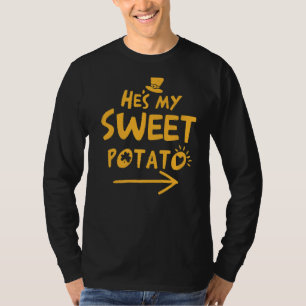 He's My Sweet Potato Irish Sweet Pea T-Shirt
