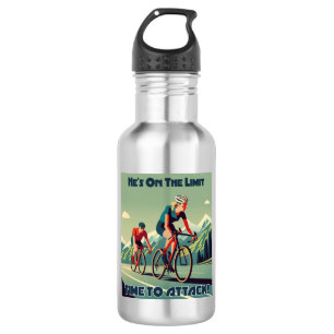 He's On The Limit Time To Attack Women's Cycling 532 Ml Water Bottle
