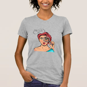 He's on the list in Heather Grey T-Shirt